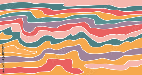 Abstract multilayer background vector illustration for web