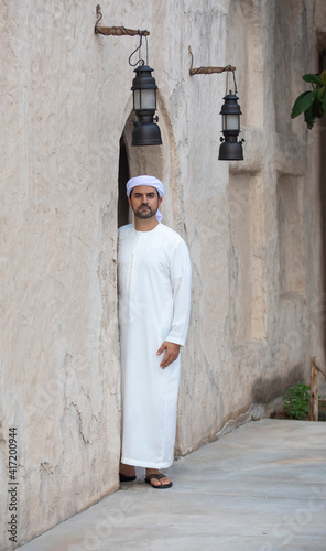 arab man in historic Dubai