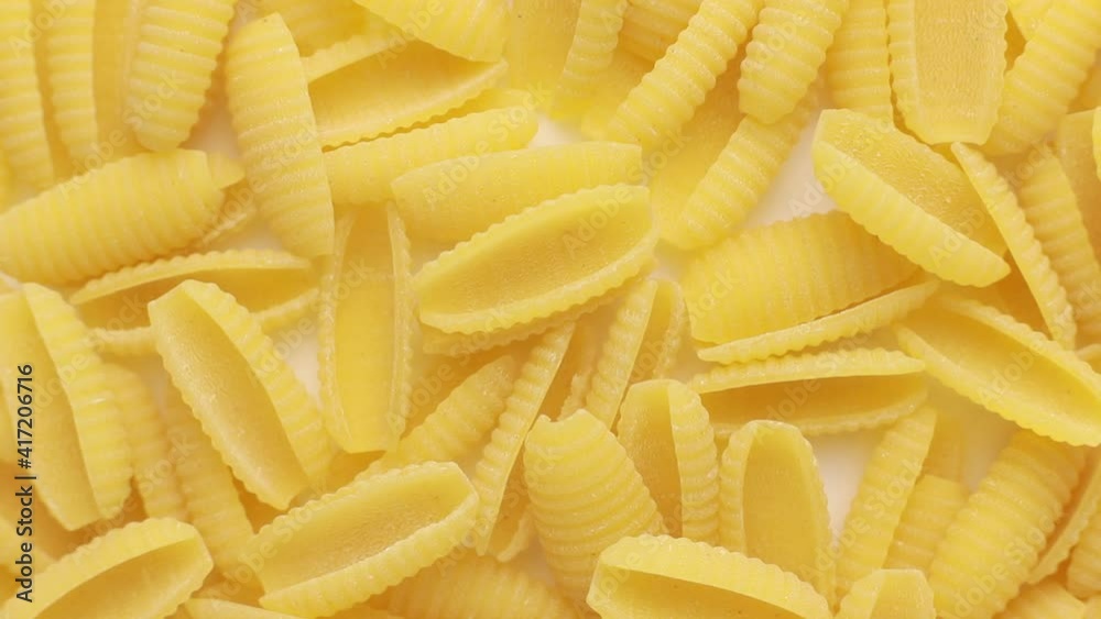 Pasta conchiglia, a well-known Italian product in the world Pasta conchiglia, a well-known Italian product in the world