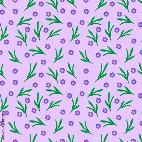 A seamless pattern with floral elements for apparel, stationery, textiles, fabric, wrapping paper. A flat  illustration. 