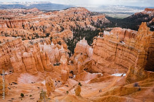 Scenic view of Sunset Point in Bryce Canyon National Park, Utah