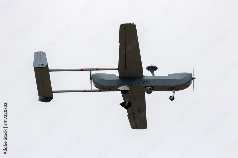 Belgian Air Component IAI RQ5 Hunter unmanned aerial vehicle (UAV) in