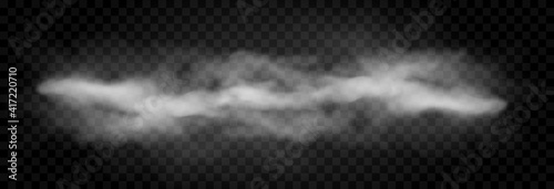 Fotografia Vector cloud of smoke or fog