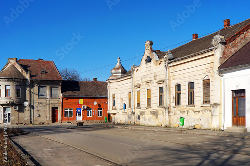 Historic centre of Lipova city, Arad, Romania, Europe