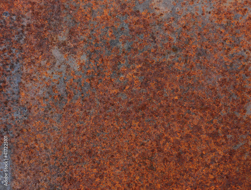Red Meta Rust Texture Close Up