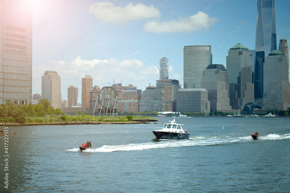 Obraz premium New York city skyline. USA