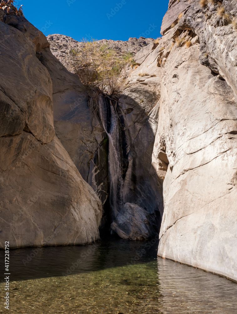 Frontal View of Tahquitz Falls