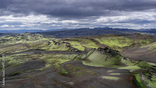 Laki Krater Iceland #417231575