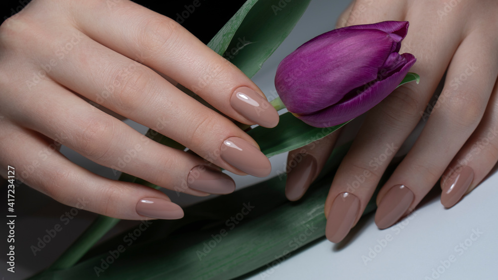 Fototapeta premium Modern manicure. Nail art manicure. 