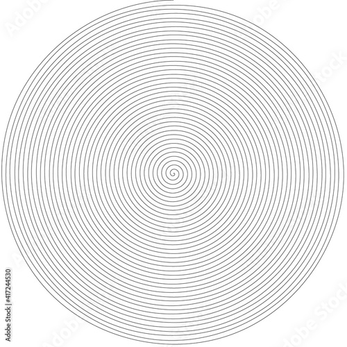 Abstract backgroud. Design of spiral lines black on white. Design print for illustration, texture, textile, wallpaper, background.