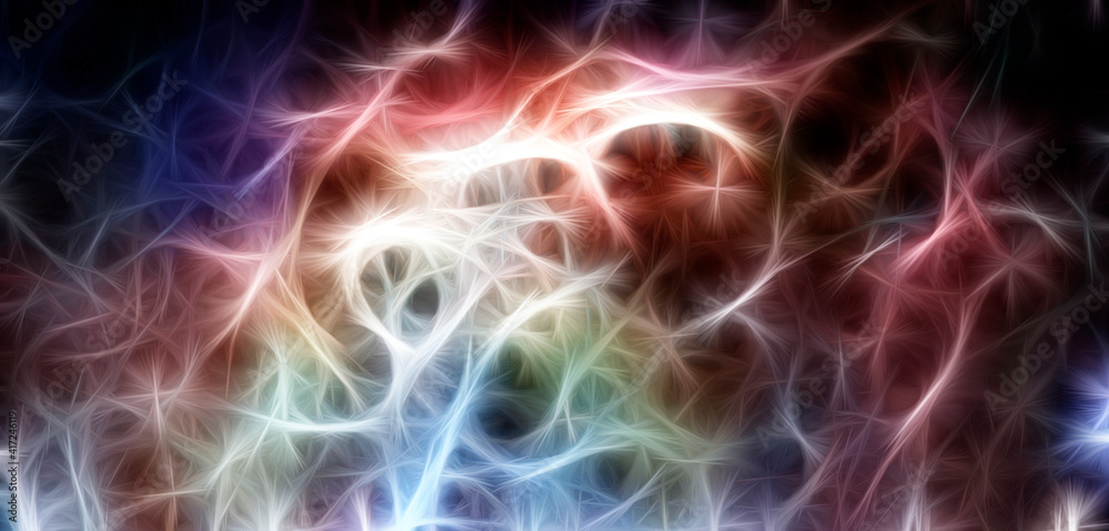 Fototapeta premium Nebula and stars in cosmos space. Elements of this image furnished by NASA