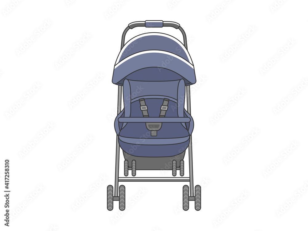 正面から見たベビーカーのイラスト Stock Vector Adobe Stock 正面から見たベビーカーのイラスト Stock Vector Adobe Stock
