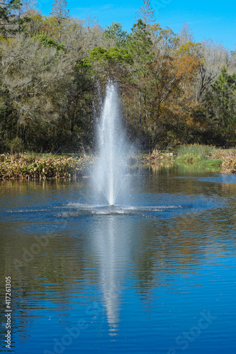 A geyser in a Florida community