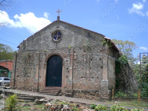 Fotografering Fachada de capilla en Guanaguana