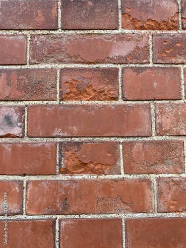 red brick wall
