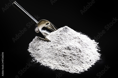 Fotografie calcium oxide, also called quicklime, quicklime