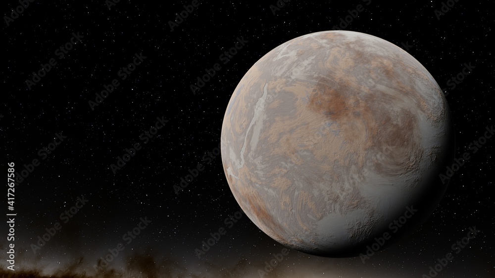 Obraz premium science fiction wallpaper, beauty of deep space, billions of galaxy in the universe, cosmic art background 3d render