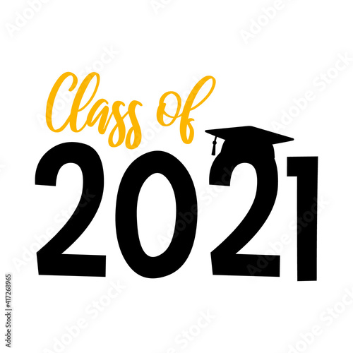 Vector Class of 2021 Illustration