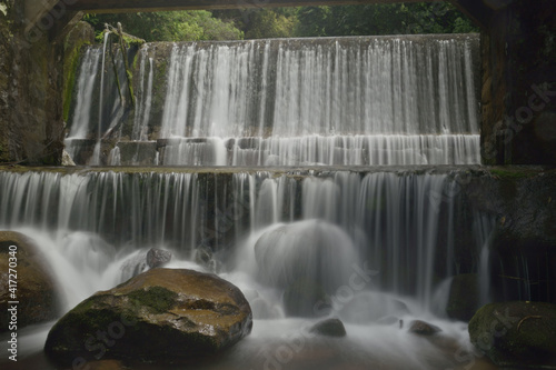 Waterfall in the Serra dos Órgãos, in Teresópolis, Rio de Janeiro. Photographed with long exposure