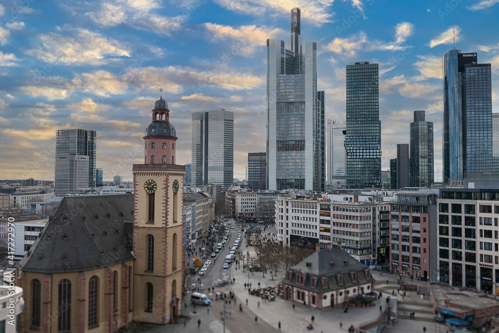 Fototapeta premium Beautiful views of Frankfurt