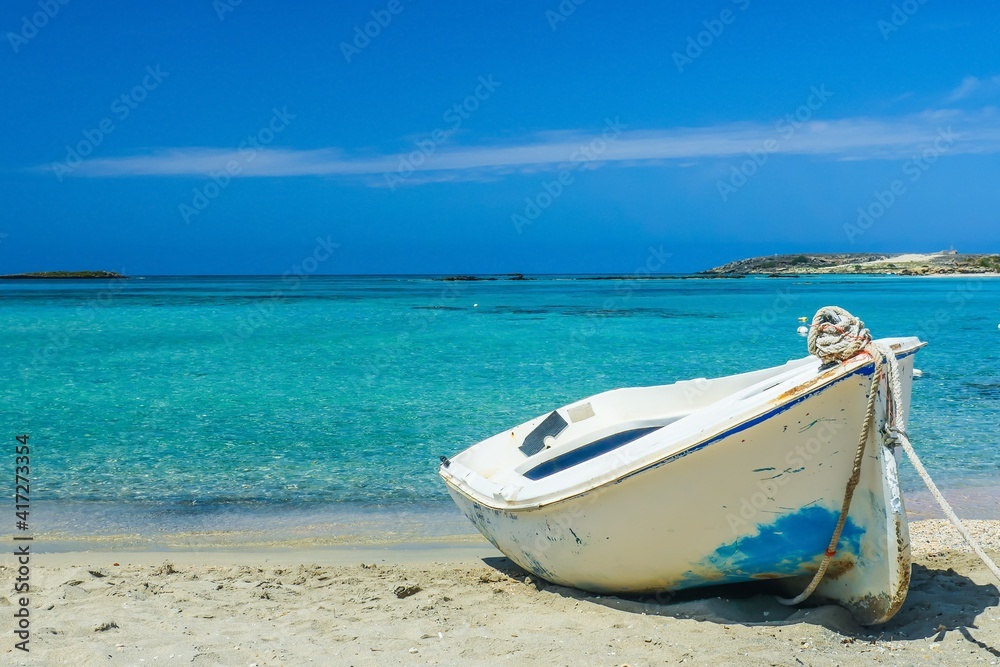 Elafonisi Pink Beach in Chania Crete Greece Elafonisi Pink Beach in Chania Crete Greece
