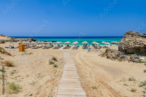 Falassarna Beach in Chania  Crete