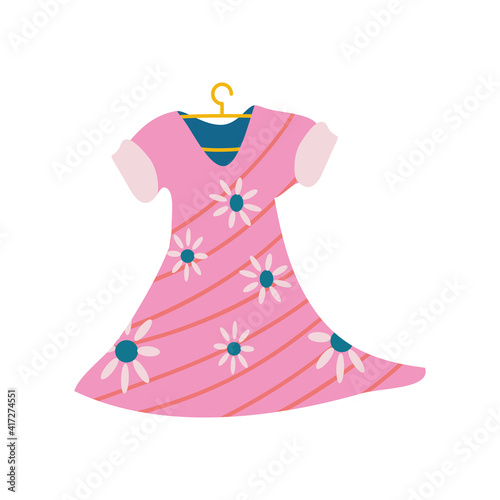 female dress flowers