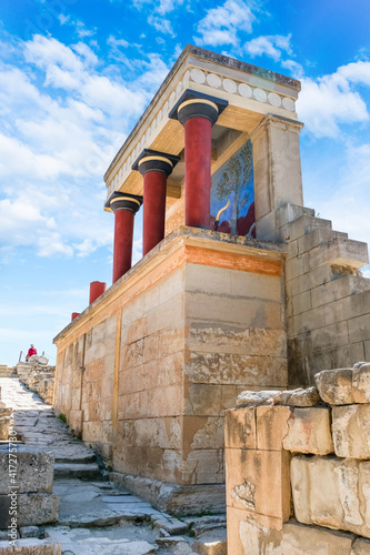 Knossos Palace in Heraklion, Crete