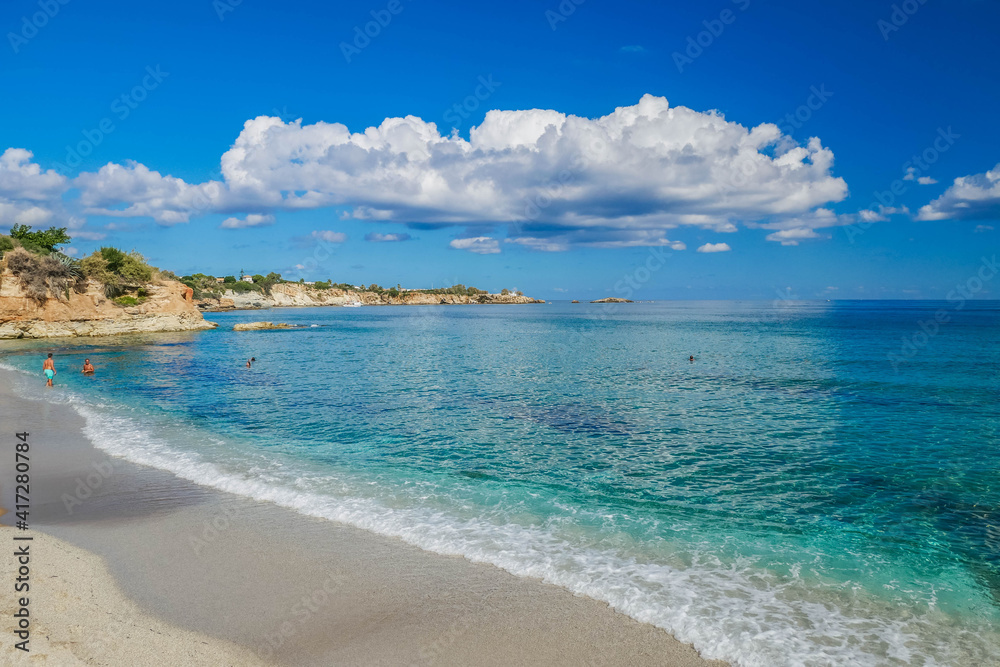 Sarantaris Beach in Hersonissos Heraklion Crete Greece