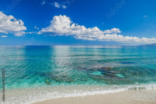 Sarantaris Beach in Hersonissos Heraklion Crete Greece photo