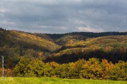 Moravian hills in golden  autumn © EriksZ