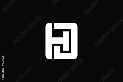 HD logo letter design on luxury background. DH logo monogram initials letter concept. HD icon logo design. DH elegant and Professional letter icon design on black background. H D DH HD