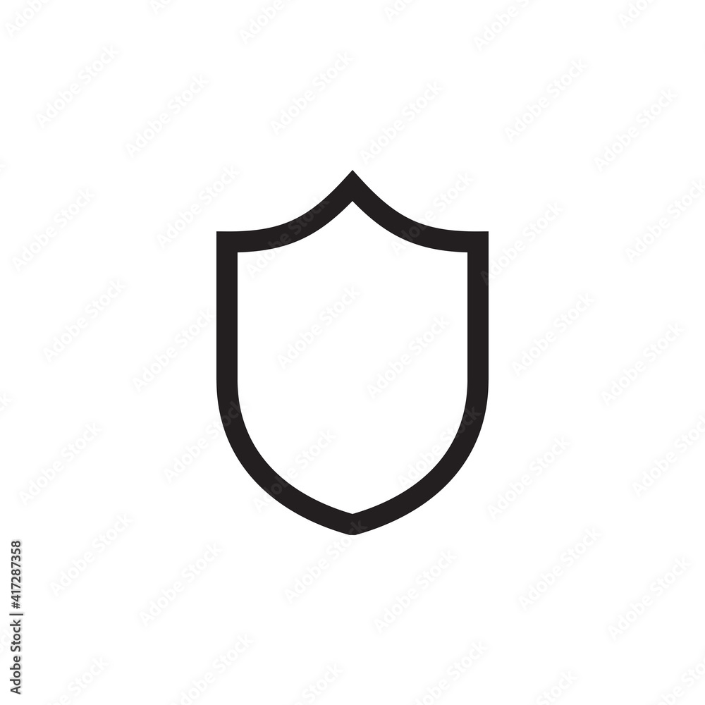 shield icon symbol sign vector shield icon symbol sign vector