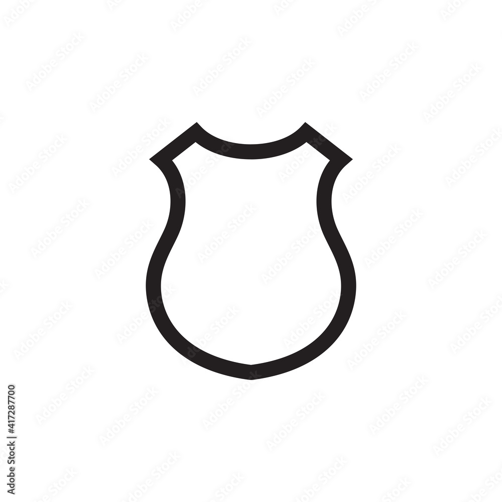 shield icon symbol sign vector shield icon symbol sign vector