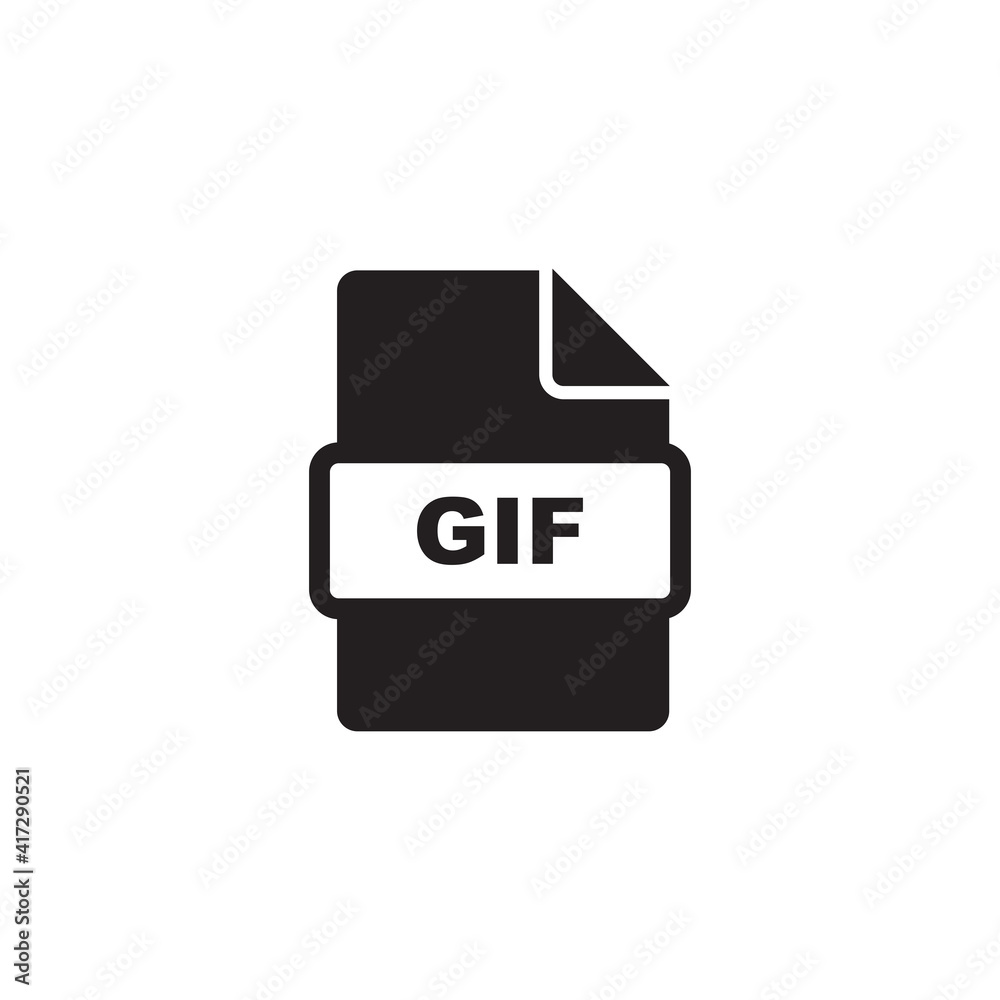 gif file icon symbol sign vector gif file icon symbol sign vector