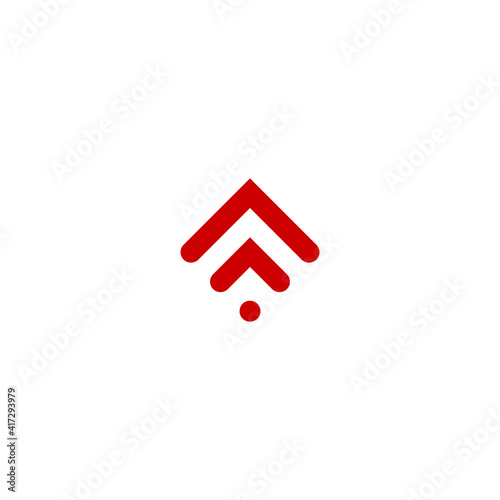 a logo arrow