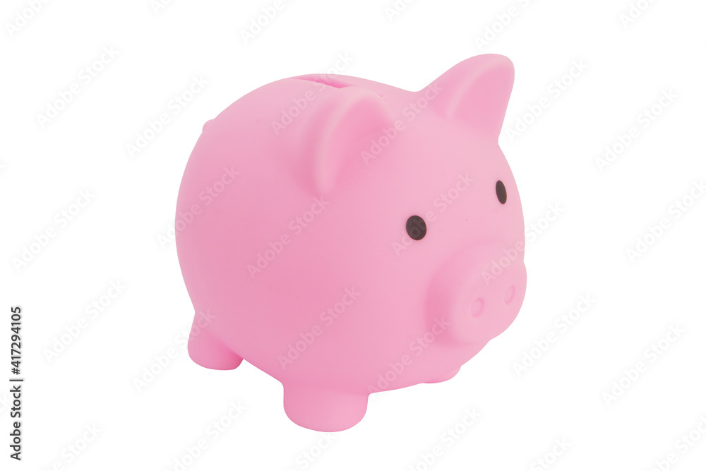 Piggy bank isolated on white background