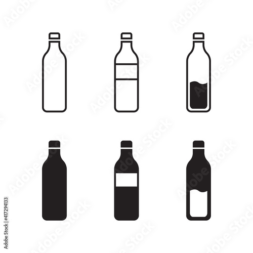 Line bottle Icon