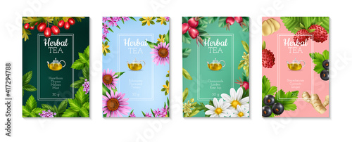 Herbal Tea Poster Set