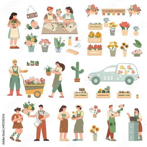 Floristry Big Flat Set