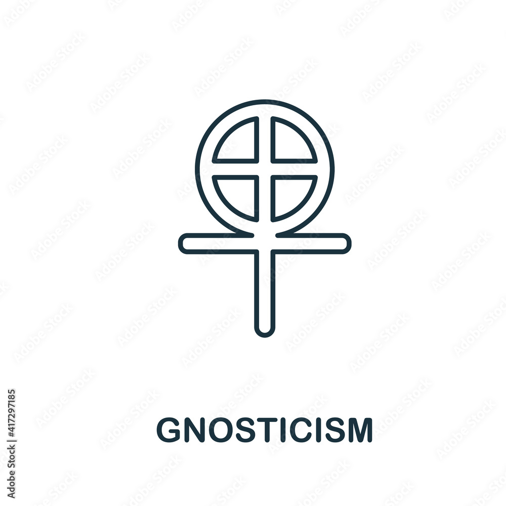 Gnosticism icon. Simple element from religion collection. Creative Gnosticism icon for web design, templates, infographics and more Gnosticism icon. Simple element from religion collection. Creative Gnosticism icon for web design, templates, infographics and more