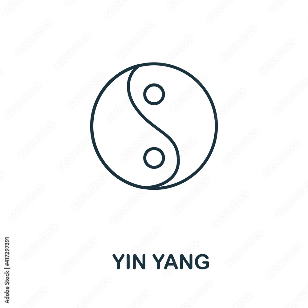 Yin Yang icon. Simple element from religion collection. Creative Yin Yang icon for web design, templates, infographics and more Yin Yang icon. Simple element from religion collection. Creative Yin Yang icon for web design, templates, infographics and more