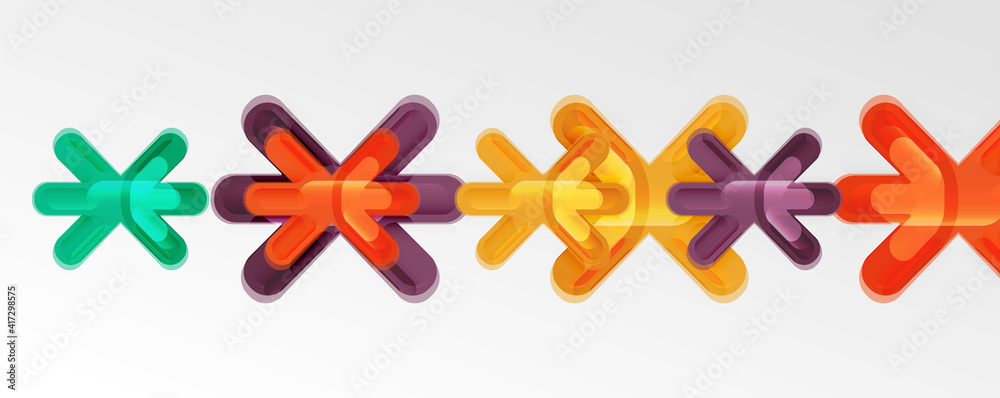 Abstract glossy crosses background for business or technology presentations, internet posters or web brochure covers Abstract glossy crosses background for business or technology presentations, internet posters or web brochure covers