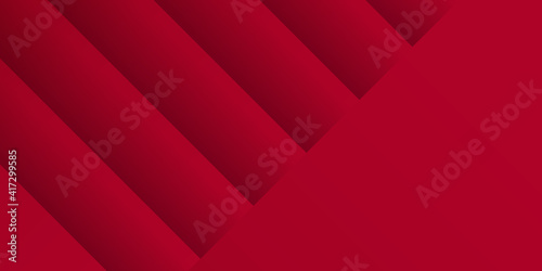 Red and white silver abstract presentation background with stripes layers. Red abstract backgrund vector, modern corporate concept. 