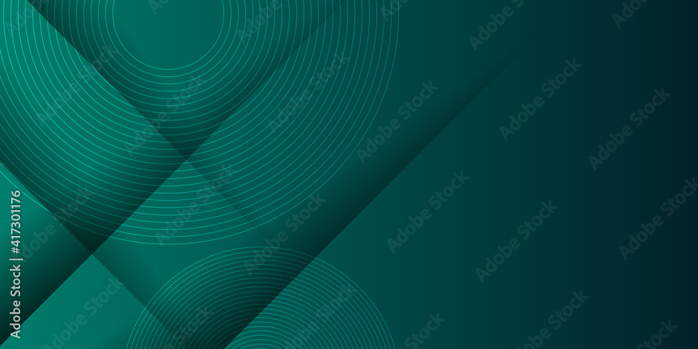 Luxury dark green background with overlap 3D layer. background green and dark. Modern technology dark green abstract background 