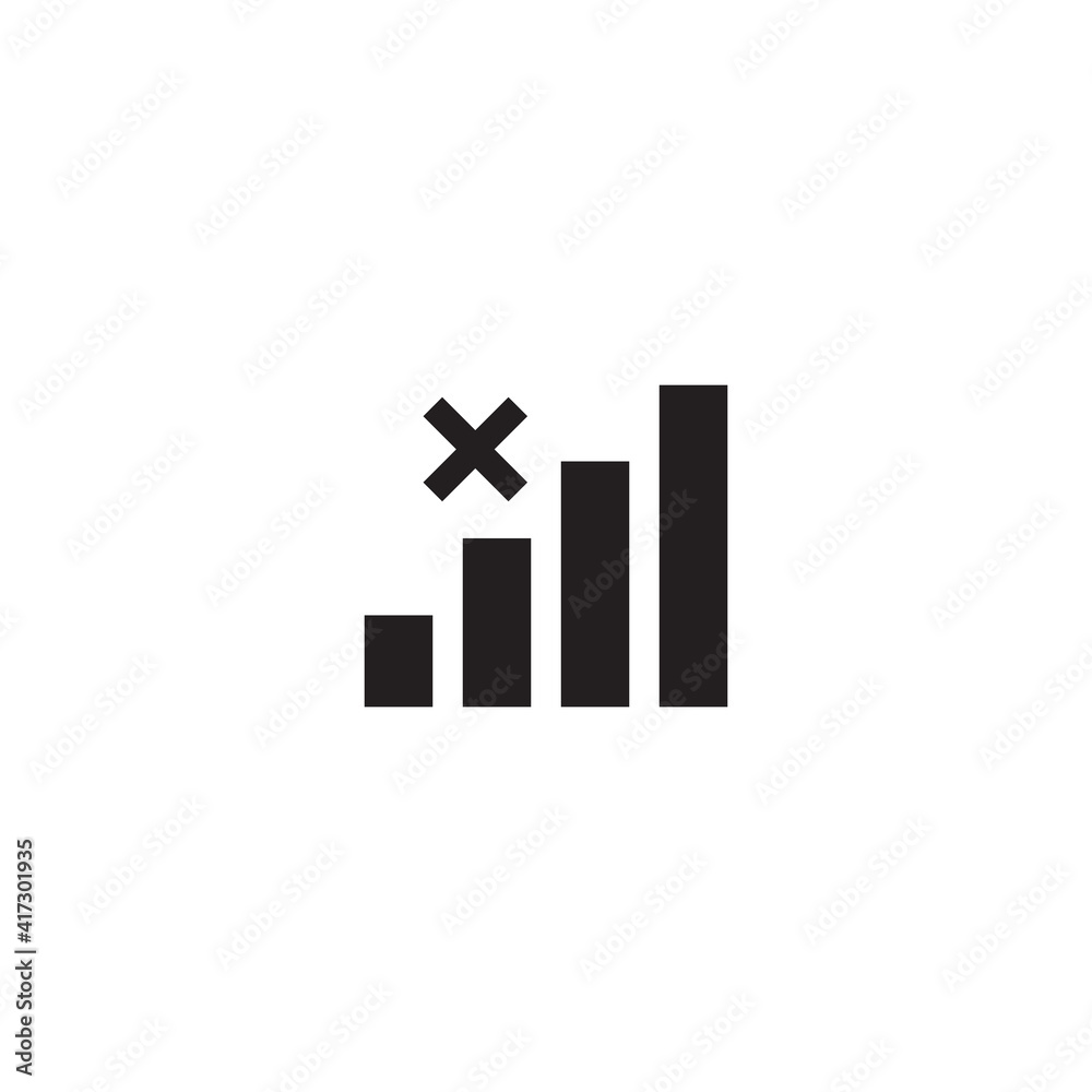no signal icon symbol sign vector no signal icon symbol sign vector