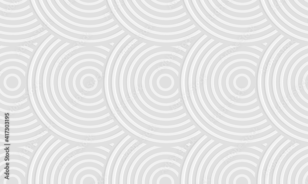 White and gray abstract background hipster style. Silver circle shapes overlap layers, hypnotic background. Vector illustration. White and gray abstract background hipster style. Silver circle shapes overlap layers, hypnotic background. Vector illustration.