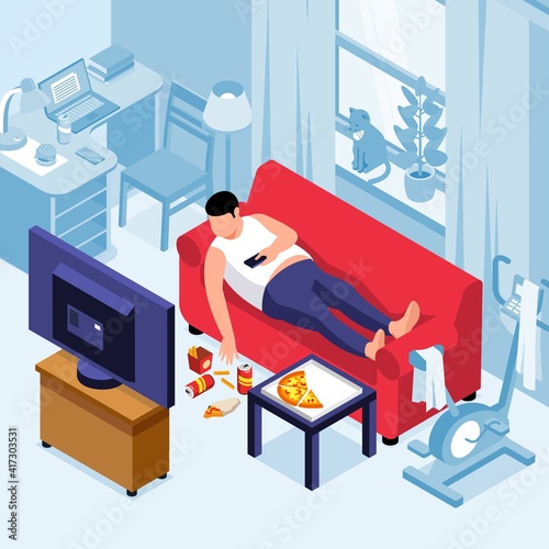 Staying Home Obesity Composition