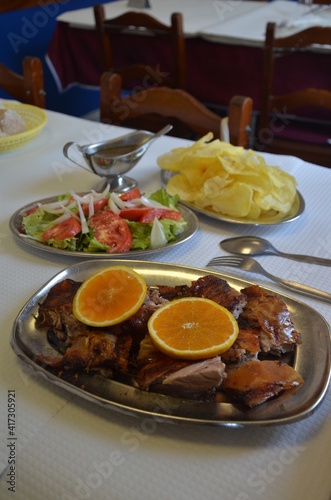 The best Bairrada roast suckling pig in Lisbon.