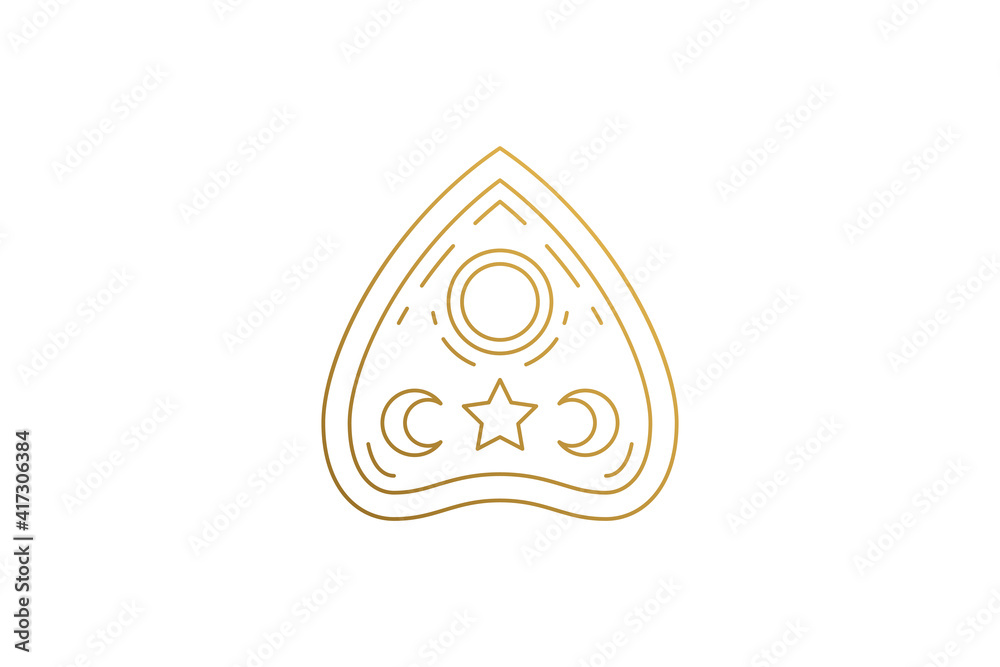 Bluebubble Black Magic Ouija Board Pointer Keyring - Resin Ghost & Psychic Charm 4 thumbnail image